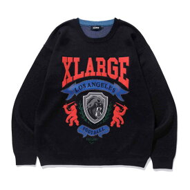 【ポイント5～10倍】エクストララージ X-LARGE EMBLEM LOGO CREWNECK KNIT クルーネックセーター トップス メンズ [AA]