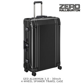 ゼロハリバートン ZERO HALLIBURTON ジオ アルミニウム 3.0 30inch 4-WHEELED SPINNER TRAVEL CASE スーツケース ビジネス ケース zrg2530-bk