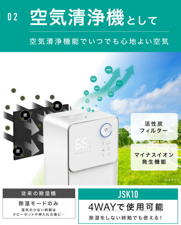 楽天市場】コンプレッサー式除湿機 最大除湿量16L/日 コンパクト 結露 