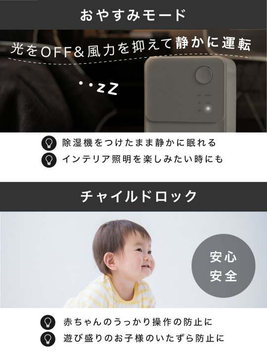 楽天市場】コンプレッサー式 除湿機 最大除湿量16L/日 コンパクト 結露 