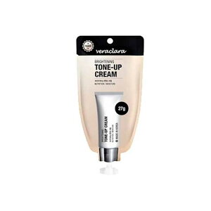 韓国コスメ メイクアップ 美白 ブライトニング トーンアップ クリーム 27g VERACLARA ベラクララ プチプラ 旅行 携帯