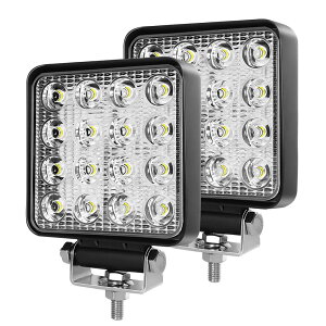 ԗp [NCg 2ZbgLED Ɠ 12V/24Vp IP67h 16A 48W ȃGlM[ ԊO  p LED ԊO 6000K ėpƓ Lv ԍ hEhoEϐk g SUV ATV UTV eԎΉ