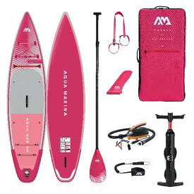 SUP インフレータブル スタンドアップパドルボード AQUA MARINA アクアマリーナ CORAL TOURING コーラルツーリング BT-23CTPR サップボード 電動ポンプセット