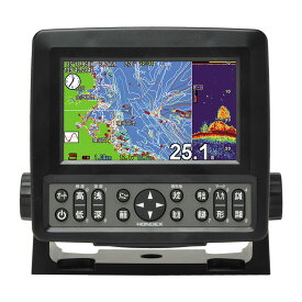【10日最大P32倍】 ホンデックス HE-601GPIII GPSアンテナ内蔵 5型ワイド GPS 魚探 300W 200kHz 魚群探知機