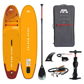 【20日ポイント+5倍】 SUP インフレータブル スタンドアップパドルボード AQUA MARINA アクアマリーナ FUSION フュージョン BT-23FUP サップボード 電動ポンプセット