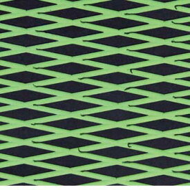 【25日最大P29倍】 HYDRO-TURFツートン汎用トラクションマット（テープ付き）カットダイヤ BLACK/LIME GREEN