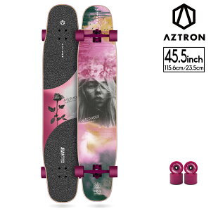 T[tXP[g {[h 45f5"/115.6cm@WILD ROSE Ch[Y 45.5@AZTRON(AXg)ABEC9xAO XP{[ Surfskate T[tB