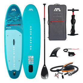 AQUA MARINA(アクアマリーナ)BREEZE ブリーズSUP(スタンドアップパドルボード)インフレータブル パドル・電動ポンプ