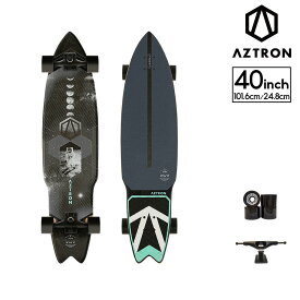 サーフスケート ボード 40"(101.6cm) / SPACE スペース 40 AZTRON(アストロン) ABEC9ベアリング スケボー Surfskate サーフィン