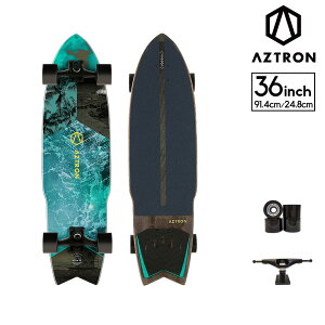 T[tXP[g {[h 36"(91.4cm)@/@OCEAN I[V 36@AZTRON(AXg) ABEC9xAO XP{[ Surfskate T[tB