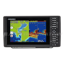 【10日最大P32倍】 HONDEX(ホンデックス)HE-90S 9型ワイドカラー液晶GPSアンテナ内蔵仕様GPSプロッター魚探 TD28振動子