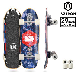 T[tXP[g {[h 29"/73.7cm@BANG o 29@AZTRON(AXg) ABEC9xAO XP{[ Surfskate T[tB