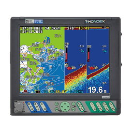 【25日最大P31倍】 HONDEX(ホンデックス)PS-100GP-DI 10.4型カラー液晶GPSアンテナ内蔵GPSプロッター魚探 TD28振動子