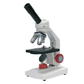 SHIMADZU 教育用生物顕微鏡 反射鏡・LED交換式タイプ　SGT-400E(114-058)　単眼 40〜400X　格納箱なし