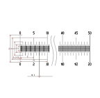 【 渋谷光学 ガラス 基準スケール(No.S1001) 】50mm 500等分 線幅0.005mm