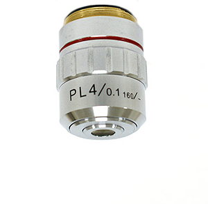 送料無料 生物顕微鏡用 お得クーポン発行中 対物レンズ4× 数量は多 プランアクロマート