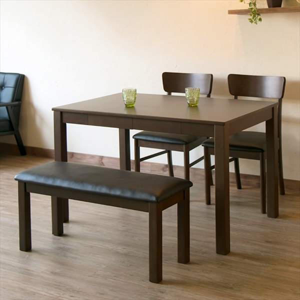 引き出し付フリーテーブル 110×70　「家具 インテリア ダイニングテーブル シンブル デザイン テーブル 木製」 | 激安輸入雑貨店
