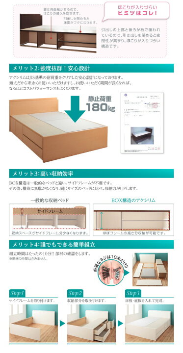 楽天市場】お客様組立 日本製_棚・コンセント付き_大容量チェスト 