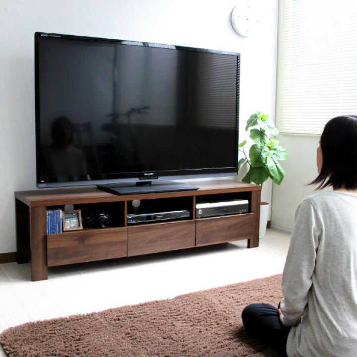 楽天市場 テレビ台 60インチ液晶tv対応 Tv台 テレビラック 150cm幅 ブラウン テレビ台 ローボード テレビボード Avボード Tvラック Avラック シンプルデザイン おしゃれ 北欧 収納 木製 Pd009 激安輸入雑貨店
