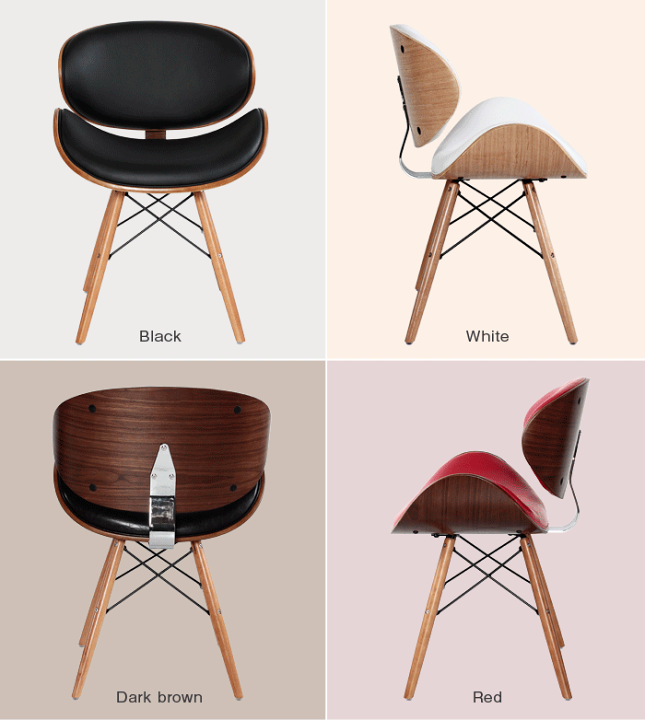 ウッドチェア ミッドセンチュリー風 後藤家具 9色対応 ダイニングチェア ミッドセンチュリーデザイン風