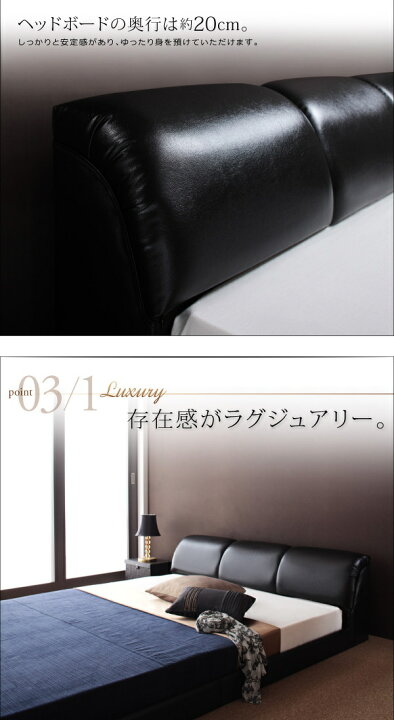 楽天市場】【200円OFFクーポン発行】 モダンデザインフロアベッド MAD 