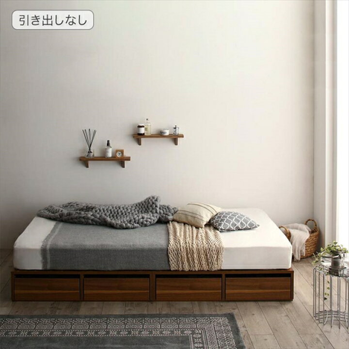 楽天市場】選べる引出収納付きシンプルデザインローベッド Menoce 