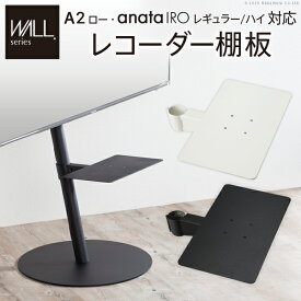 WALLインテリアテレビスタンドA2ロータイプ対応 anataIROレギュラー・ハイタイプ対応 レコーダー棚板 DVDレコーダー BDレコーダー PS5 プレステ5 テレビ台 テレビスタンド TVスタンド 部品 パーツ スチール製 WALLオプション レコーダー収納 EQUALS イコールズ