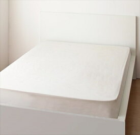 日本製 地中海リゾートデザインカバーリング【de mer】ドゥメール　ボックスシーツ　ダブル　　「寝具 ボックスシーツ シーツ 綿100％」