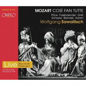 モーツァルト: 歌劇《コジ・ファン・トゥッテ》[CD] / ヴォルフガング・サヴァリッシュ(指揮)/バイエルン国立歌劇場管弦楽団