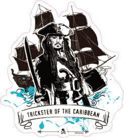 【インロック】パイレーツ・オブ・カリビアン / 最後の海賊 ダイカットステッカー B【2021年6月発売】[グッズ]