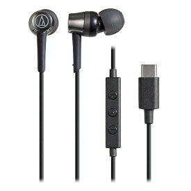 【オーディオテクニカ】【INNER EAR HEADPHONE】audio-technica/インナーイヤーヘッドホン/USB Type-C/ATH-CKD3C BK【2021年6月発売】[グッズ] ブラック