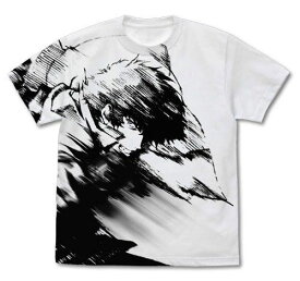 【コスパ】カウボーイビバップ スパイク・スピーゲル オールプリントTシャツ【2024年7月発売】[グッズ] ホワイト / XL