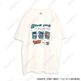 【マークウッド】ブルーロック 水沢石鹸 コラボ ビッグTシャツ (サッカーボール星人を追え!)【2024年9月発売】[グッズ]