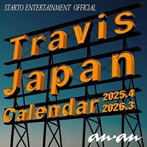 �y�A����p���Ŕ����z Travis Japan �J�����_�[ 2025.4��2026.3�y2025�N3�������z[�O�b�Y] [2025�N�J�����_�[] / Travis Japan
