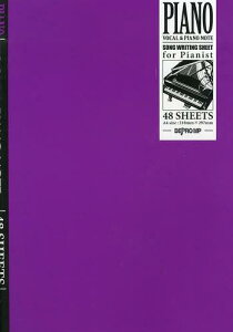 VOCAL & PIANO NOTE 48SHEETS[{/G] (yE{) / DEPRO MP