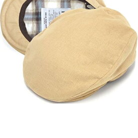 日本製　ハンチング　メンズ　ハンチング帽　綿100％　やわらかダブルガーゼハンチング（ベージュ）57cm〜60cm 　GARYU PLANET　ガリュープラネット　メンズ・紳士　男性用　男女兼用　帽子　ハット　ぼうし