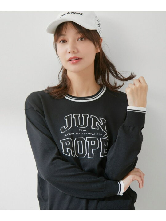 楽天市場】【SALE／30%OFF】カレッジロゴ長袖ニットプルオーバー 