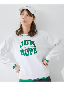 �ySALE�^30%OFF�z�J���b�W���S�����j�b�g�v���I�[�o�[ JUN&ROPE' �W�����A���h���y �g�b�v�X �j�b�g �u���b�N �z���C�g �l�C�r�[�yRBA_E�z�y���������z[Rakuten Fashion]