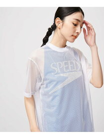 【speedo】マイコンフィメッシュTシャツ NERGY ナージー トップス カットソー・Tシャツ ブラック ホワイト【送料無料】[Rakuten Fashion]