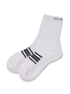 �~�h����\�b�N�X JUN&ROPE' �W�����A���h���y �C���E���b�O�E�F�A �C�� �z���C�g �u���b�N[Rakuten Fashion]