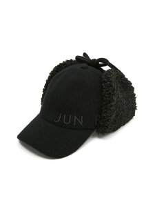 �{�A�����ĕt���L���b�v JUN&ROPE' �W�����A���h���y �X�q �L���b�v �u���b�N �z���C�g�y���������z[Rakuten Fashion]