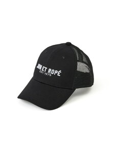 ���S����T�C�h�o�b�N���b�V���L���b�v JUN&ROPE' �W�����A���h���y �X�q �L���b�v �u���b�N �z���C�g�y���������z[Rakuten Fashion]