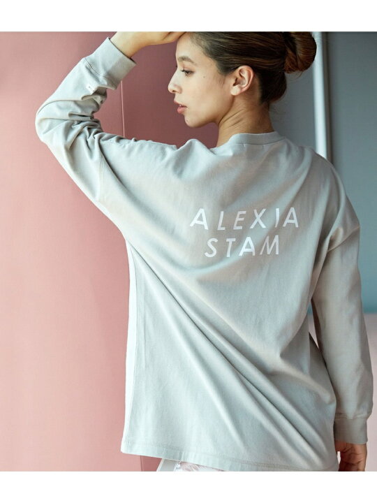 楽天市場】【ALEXIA STAM】バックロゴ長袖Tシャツ NERGY ナージー