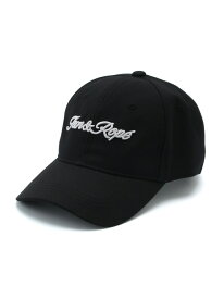 ロゴツイルキャップ JUN&ROPE' ジュンアンドロペ 帽子 キャップ ブラック ホワイト【送料無料】[Rakuten Fashion]