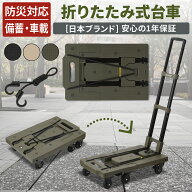 【お買い物マラソン最大30%OFFクーポン配布！】 折りたたみ式台車 耐荷重150kg 軽量コンパクト 高さ調整…
