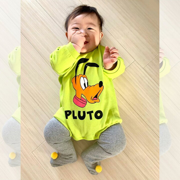 楽天市場 レビューでおまけ付 ロンパース レギンス セット 男の子 女の子 保育園 服 子供 入園式 ベビー 赤ちゃん かわいい ディズニー ギフト プレゼント お揃いコーデ ミッキー ミニー ドナルド プルート グーフィー 子ども こども キッズ Tdm 月齢 フォト