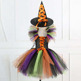 【 2000円ポッキリ 】 ハロウィン 衣装 子供 コスプレ 仮装 かぼちゃ 飾り 魔女 子ども 服 90 100 110 120 130 140 帽子 女の子 ワンピース セット ドレス 子供服 リボン キッズ ベビー 赤ちゃん コスチューム 月齢 フォト かわいい クリスマス tdm プレゼント