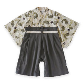 【11/15限定10％オフクーポン】 袴 ベビー袴 赤ちゃん 男の子 ロンパース 七五三 着物 レトロ おしゃれ 袴ロンパース お食い初め お宮参り 衣装 和 100日祝い 撮影 月齢 フォト 百日祝い はかま ベビー 子供服 子ども キッズ プレゼント ギフト tdm 冬 クリスマス