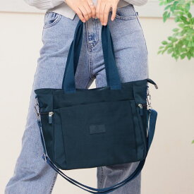 【3480→2480円】 ショルダーバッグ 斜めがけ 撥水 ミニ 2way A4 スポーティー 軽い 40代バッグ 防花粉 布 ずり落ち防止 トートバッグ レディース 通勤 ファスナー付き 旅行 無地 横 マチ プレゼント ギフト td