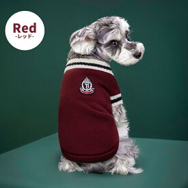 【0のつく日15%オフクーポン】 ペット服 小型犬 犬 コスチューム ペット 服 夏服 ワンちゃん ドッグウェア スクールニット 制服 ニット ベスト 学校 かわいい おしゃれ ペット用 トイプードル チワワ ギフト プレゼント ポイント消化 tdm